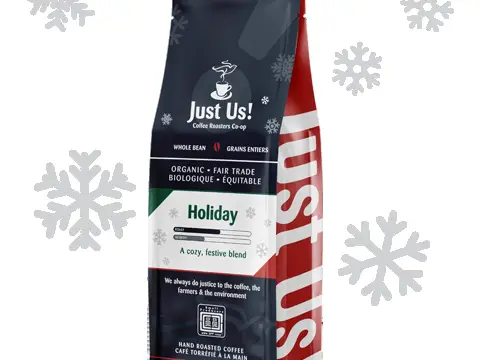 Holiday Blend coffee, 12 oz by Just Us! Coffee